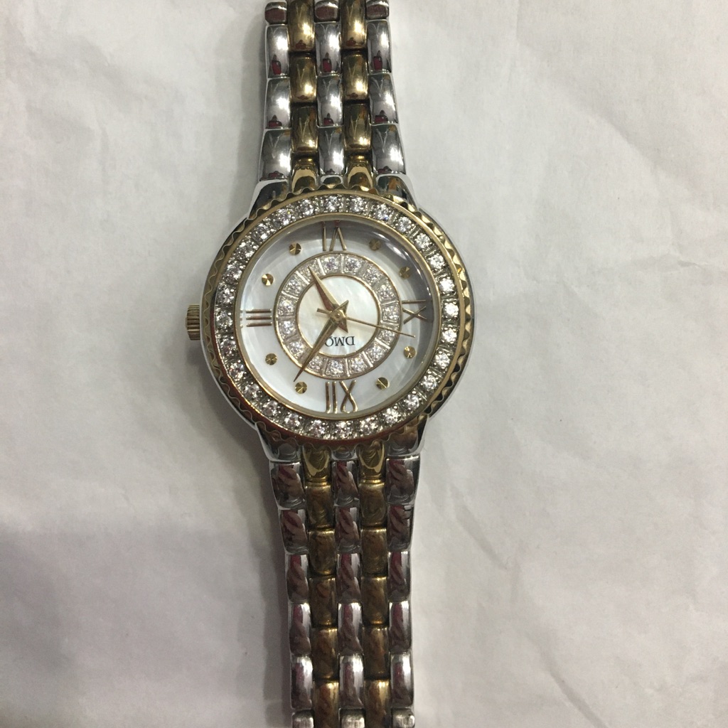 Silver And Gold Watch